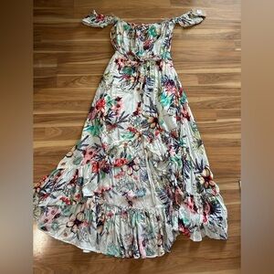 Floral Off-Shoulder Dress